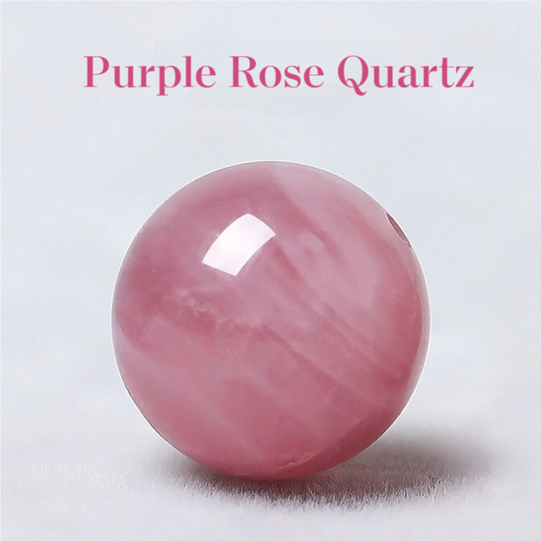 Rose Quartz Natural Gemstone Round Loose Spacer Beads For Jewelry Making