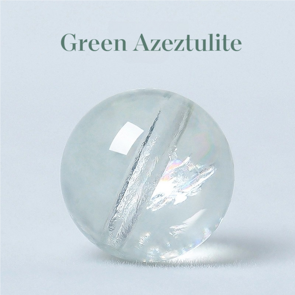 FanLin Green Ace Crystall Gemstone Round Beads For Jewelry Making