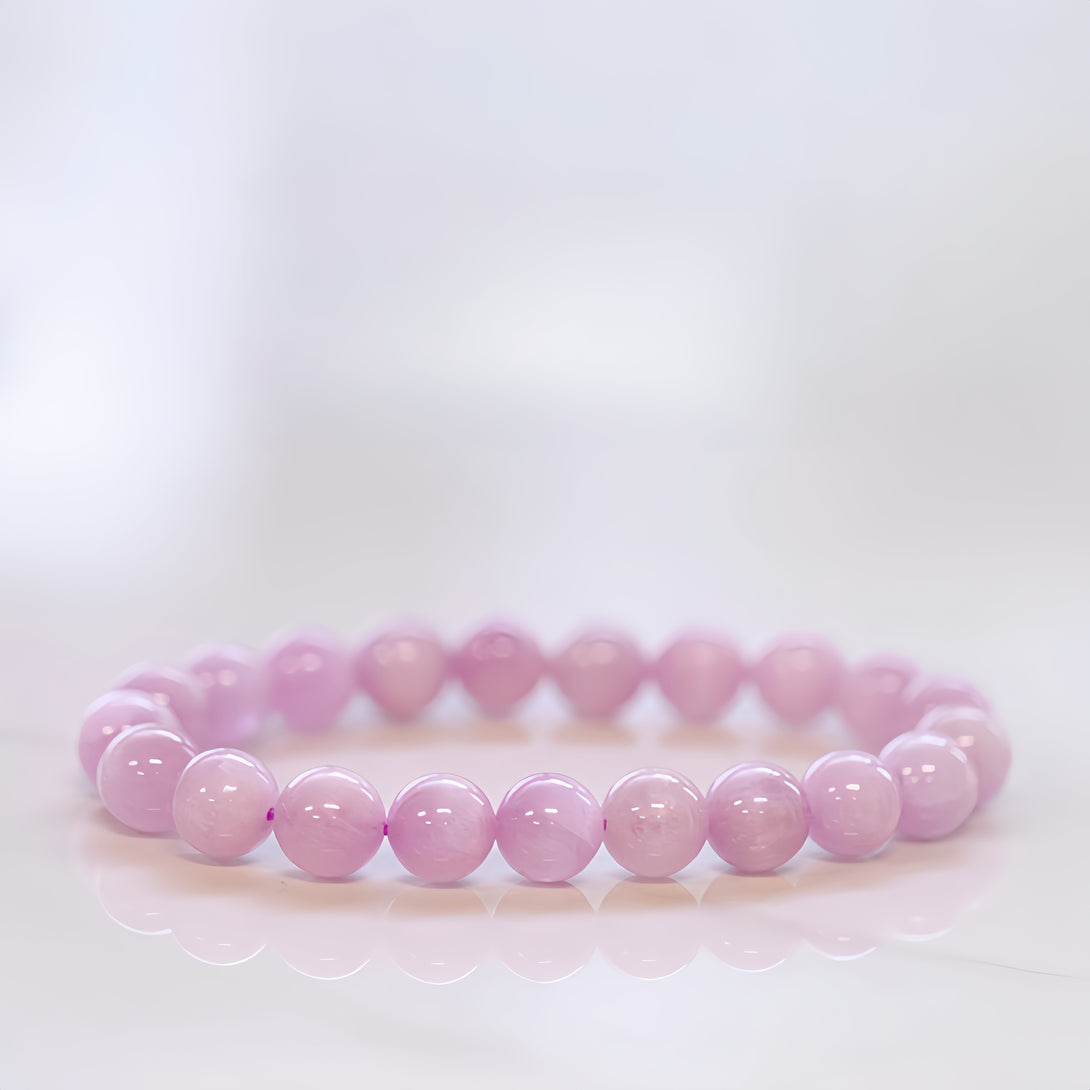 FanLin Collector-Grade Cat's Eye Kunzite Natural Crystal Healing Bracelet-FanLin