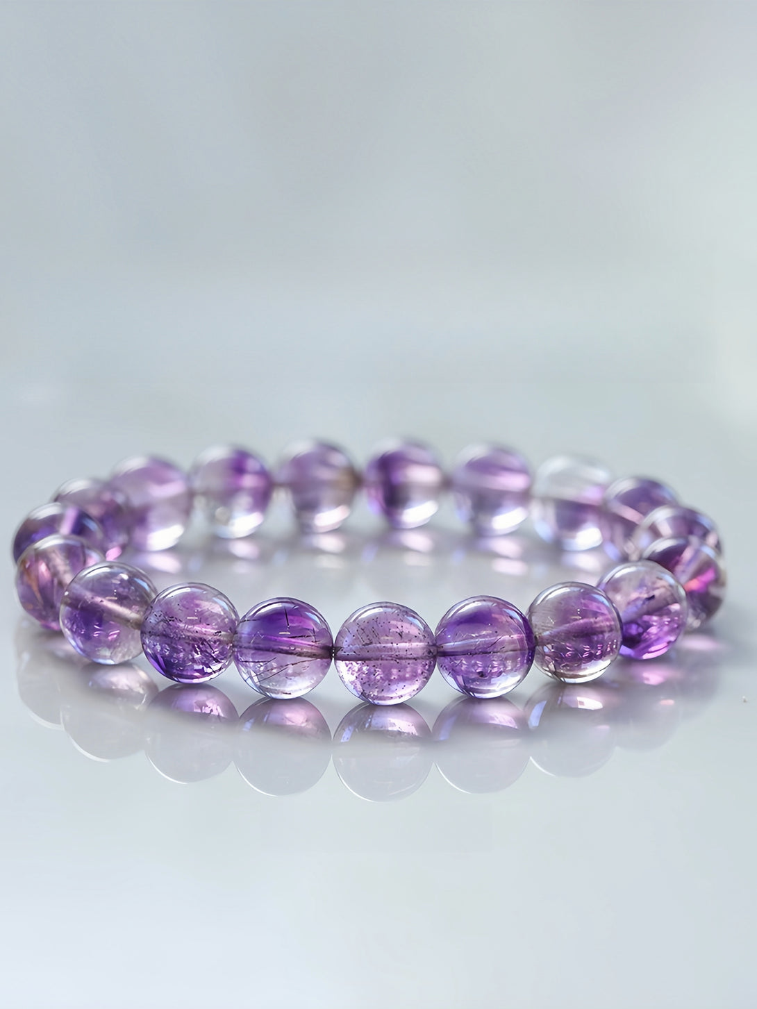 FanLin Natural 7A Collector-Grade Purple Super Seven (Melody Stone) Triple-Strand Crystal Bracelet-FanLin