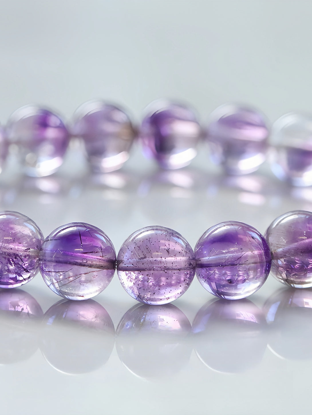 FanLin Natural 7A Collector-Grade Purple Super Seven (Melody Stone) Triple-Strand Crystal Bracelet-FanLin