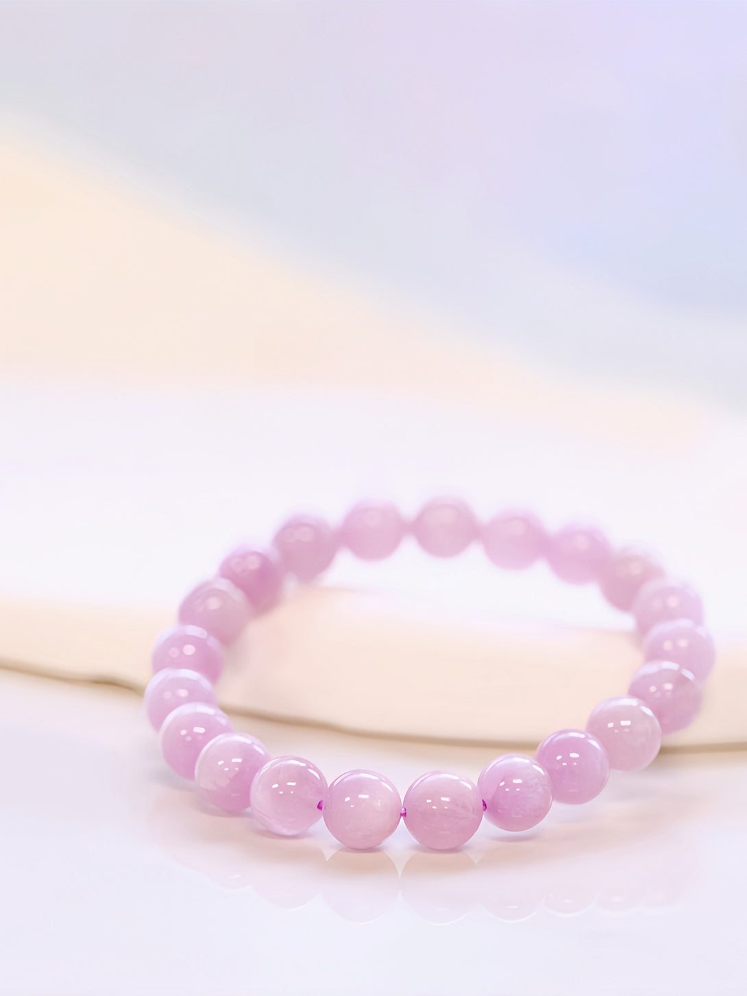FanLin Collector-Grade Cat's Eye Kunzite Natural Crystal Healing Bracelet-FanLin