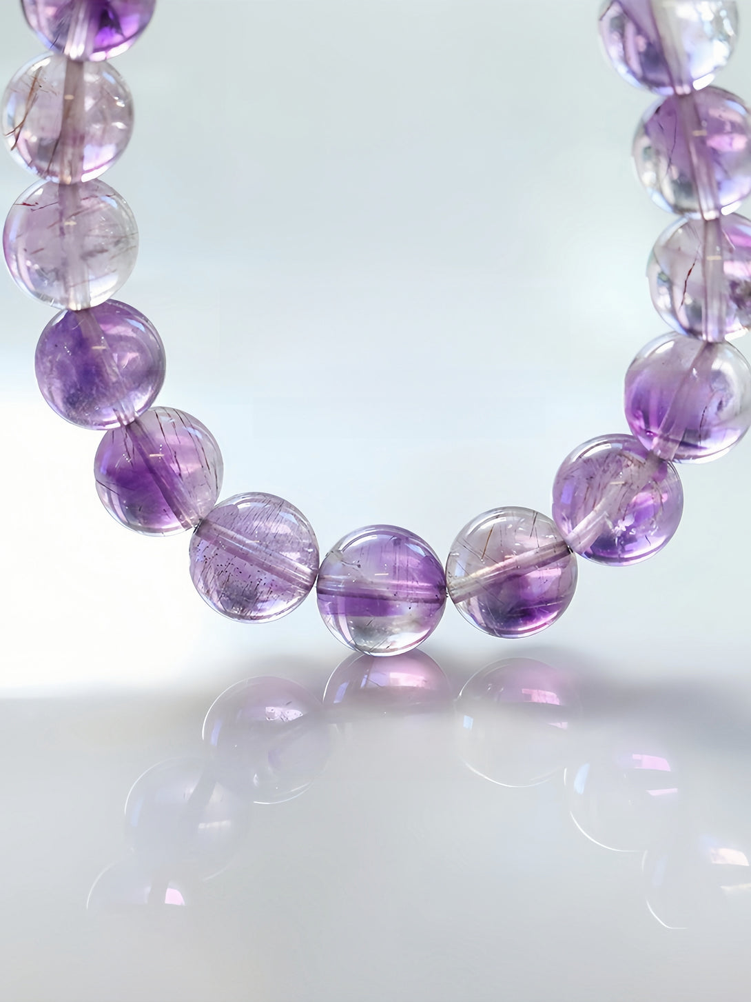 FanLin Natural 7A Collector-Grade Purple Super Seven (Melody Stone) Triple-Strand Crystal Bracelet-FanLin