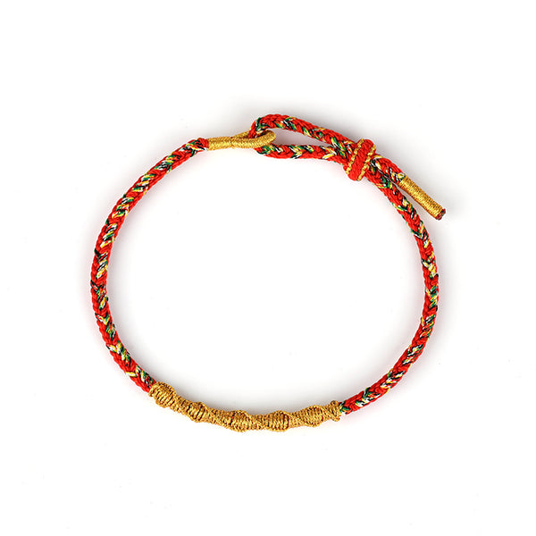 2025 Zodiac Year Handmade Red String Bracelet Amulet for People Born in the Year of [Specific Zodiac]