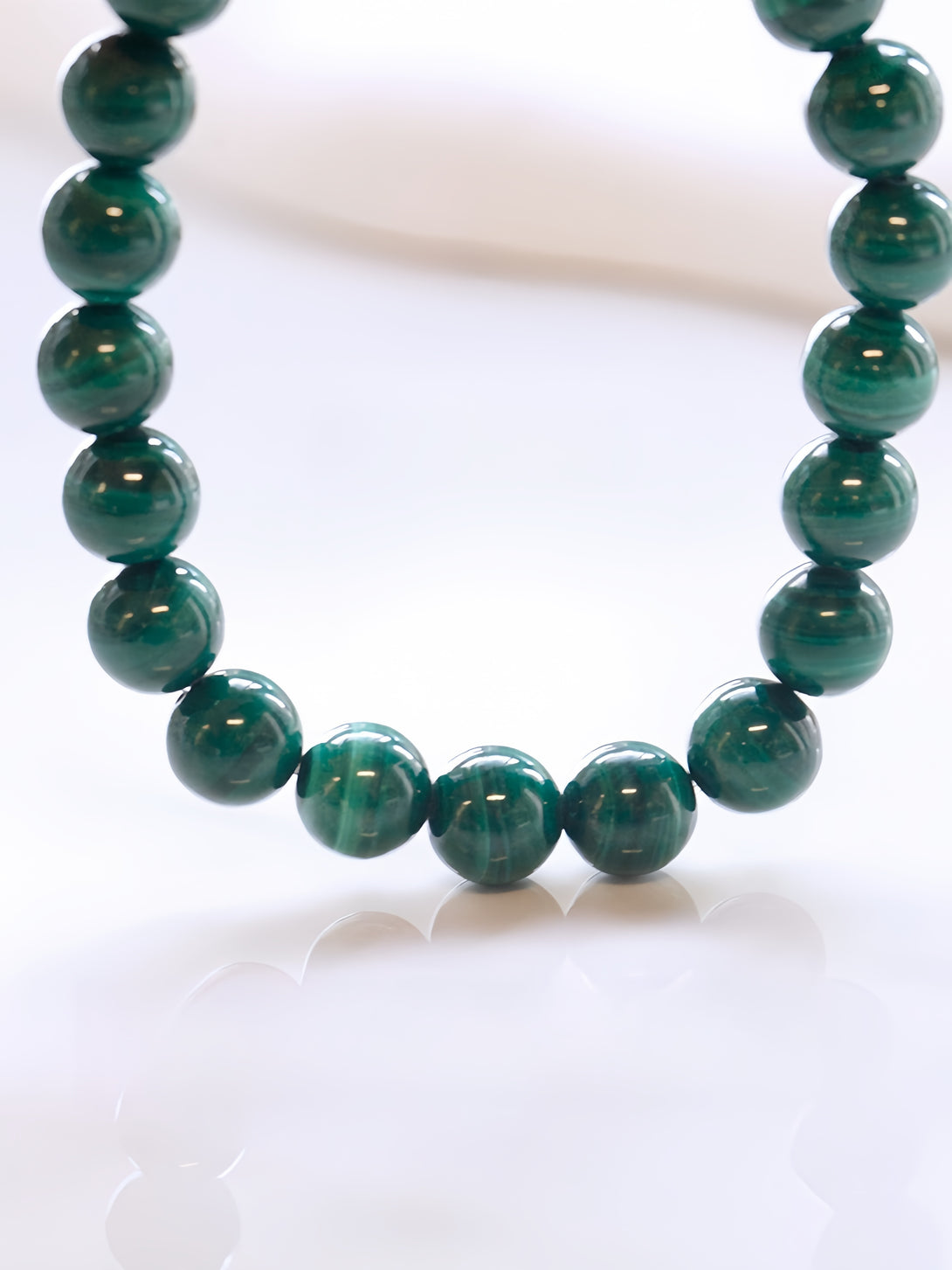 FanLin "Emerald Blue" Collector-Grade Natural Malachite Bracelet-FanLin