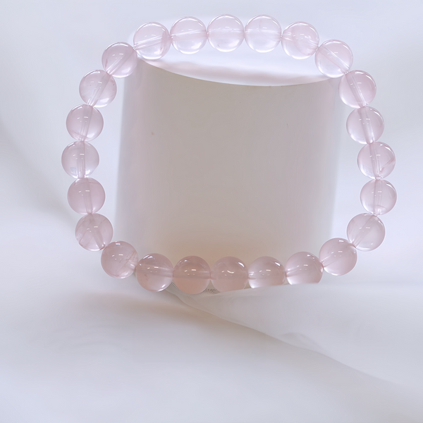 Natural Mozambique Pink Quartz Bracelet