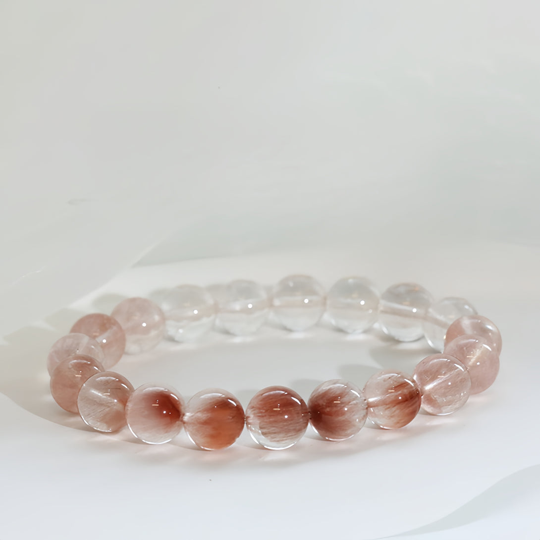 FanLin Collector-Grade Natural Rare Red Rabbit Hair Quartz Bracelet-FanLin