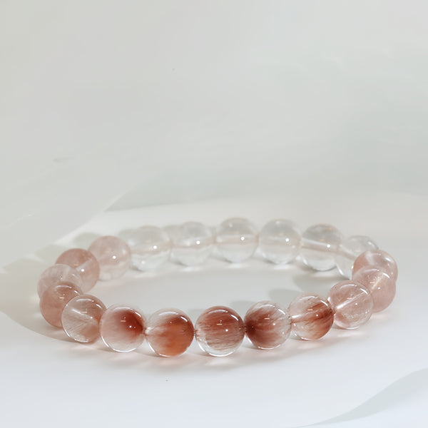 FanLin Collector-Grade Natural Rare Red Rabbit Hair Quartz Bracelet-FanLin